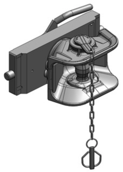 Mechanisches Zugmaul Scharmüller mit 38mm Bolzen